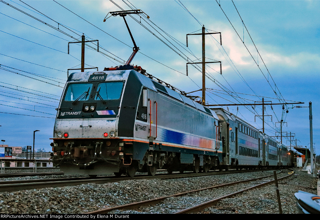 NJT 4616 on train 7848